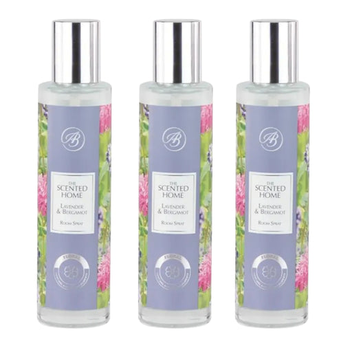 Ashleigh & Burwood Lavender & Bergamot Room Mist 100ml Room Mist Ashleigh & Burwood Pack of 3