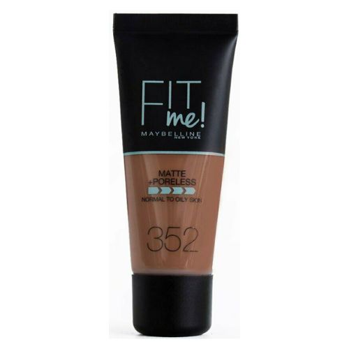 Maybelline Fit Me Matte & Poreless Foundation Assorted Shades Foundation FabFinds 352 Truffle Cacao  