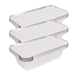 Serve Up Large Foil Containers Assorted Pack 20.5cm x 11cm Food Storage FabFinds Pack of 24