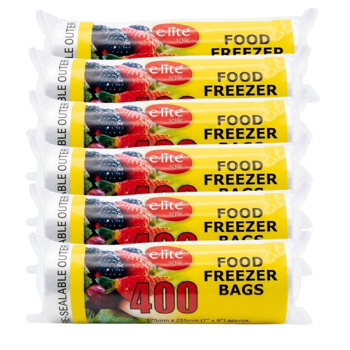 Elite Food Freezer Bags 7x9" 400s
