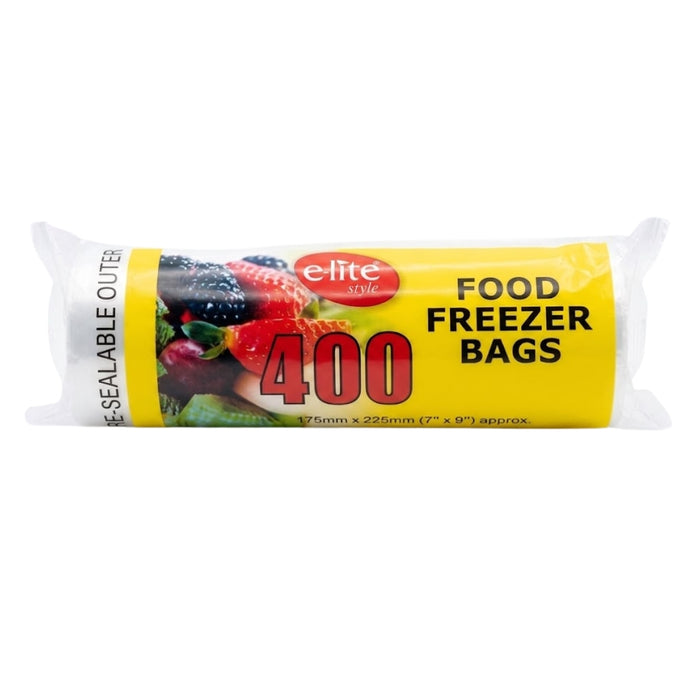 Elite Food Freezer Bags 7x9" 400s