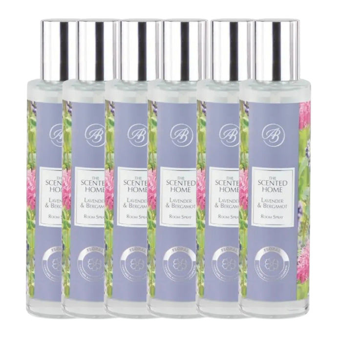 Ashleigh & Burwood Lavender & Bergamot Room Mist 100ml Assorted Packs Room Mist Ashleigh & Burwood Pack of 6