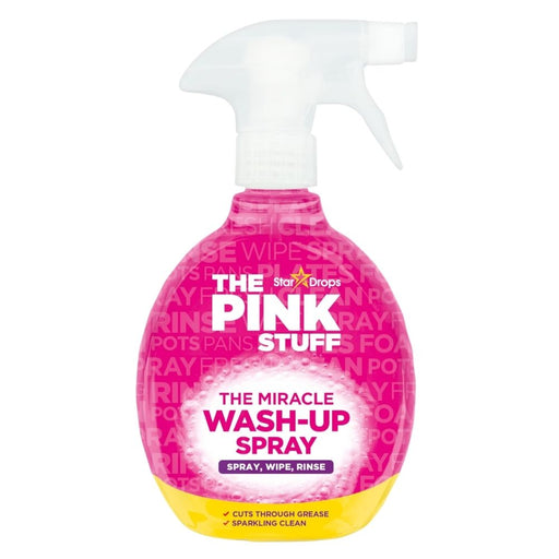 The Pink Stuff Miracle Wash-Up Spray 500ml Assorted Packs Household Cleaning Products Stardrops Pack of 1