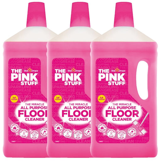 The Pink Stuff Miracle All Purpose Floor Cleaner 1L Assorted Packs Floor Cleaner Stardrops Pack of 3