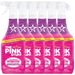 The Pink Stuff Miracle Window and Glass Cleaner with Rose Vinegar 850ml Assorted Packs Glass & Window Cleaners Stardrops Pack of 6