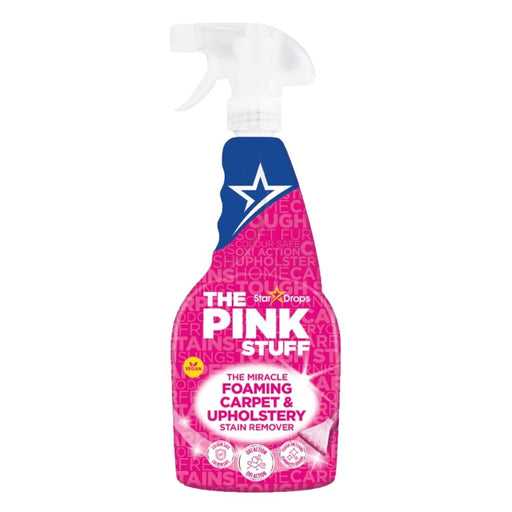 The Pink Stuff Miracle Foaming Carpet & Upholstery Stain Remover 500ml Assorted Packs Floor & Carpet Cleaners Stardrops Pack of 1