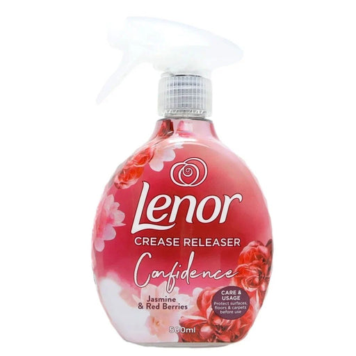 Lenor Crease Releaser Confidence Jasmine & Red Berries 500ml Assorted Packs Laundry - Accessories Lenor Pack of 1