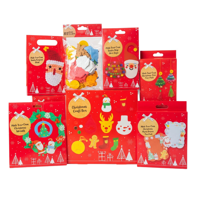 Ultimate Christmas Craft Bundle 6 Fun Festive Activities for Kids DIY Santa & Holiday Decoration Christmas Decorations FabFinds