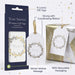 Tom Smith Golden Sparkle Christmas Wreath Gift Tags 6 Pack Christmas Tags & Bows FabFinds