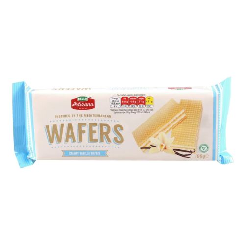 Bello Artizano Creme Vanilla Wafers 100g Snack Foods Bello Artizano   