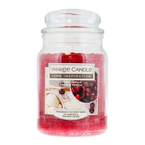 Yankee Candle Home Cherry Vanilla Large Jar 538g Candles yankee candles   