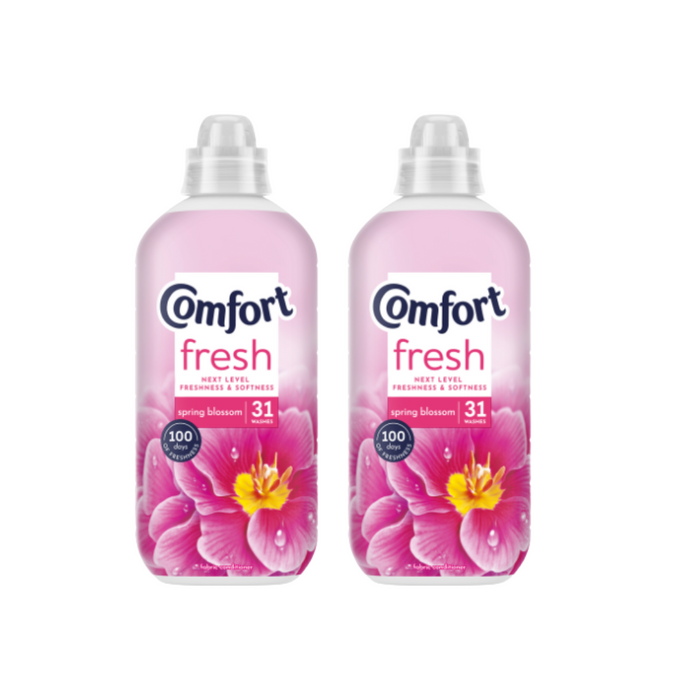 Comfort Fabric Conditioner Spring Blossom 930ml (31 Washes) Assorted Packs Laundry - Fabric Conditioner Comfort