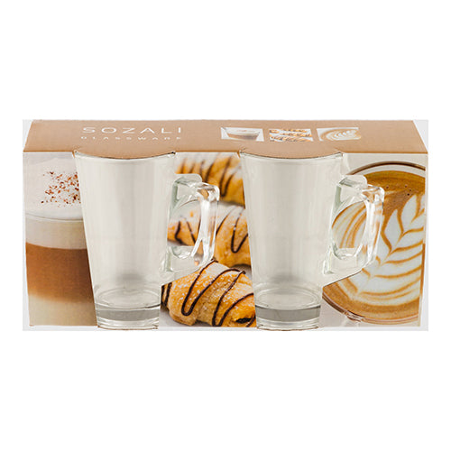 Sozali Glassware Latte Glasses 2 Pack Kitchen Accessories Sozali   