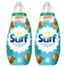Surf Liquid Laundry Detergent Coconut Bliss 24 Washes Assorted Packs Laundry - Detergent Surf Pack of 2