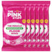 The Pink Stuff Miracle Biodegradable Floor Wipes 20 Sheets Assorted Packs Floor Cleaner Stardrops Pack of 6