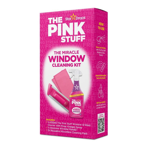 The Pink Stuff Miracle Window Cleaning Kit Assorted Packs Glass & Window Cleaners Stardrops Pack of 1