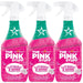 The Pink Stuff Miracle Daily Shower & Shine Cleaning Spray 850ml Assorted Packs Bathroom & Shower Cleaners Stardrops Pack of 3
