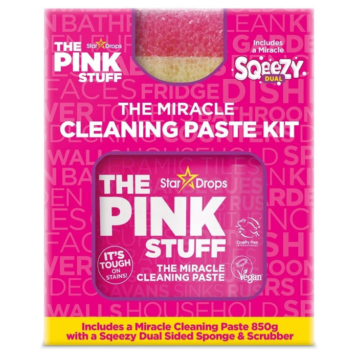 The Pink Stuff Paste & Squeezy Dual Kit Assorted Packs Household Cleaning Products Stardrops Pack of 1