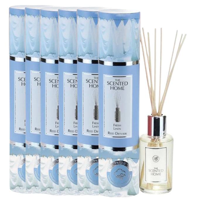 Ashleigh & Burwood Fresh Linen Diffuser 50ml Assorted Packs Diffusers Ashleigh & Burwood Pack of 6