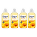 Comfort Fabric Conditioner Sunshiny Days 930ml (31 Washes) Assorted Packs Laundry - Fabric Conditioner Comfort Pack of 4