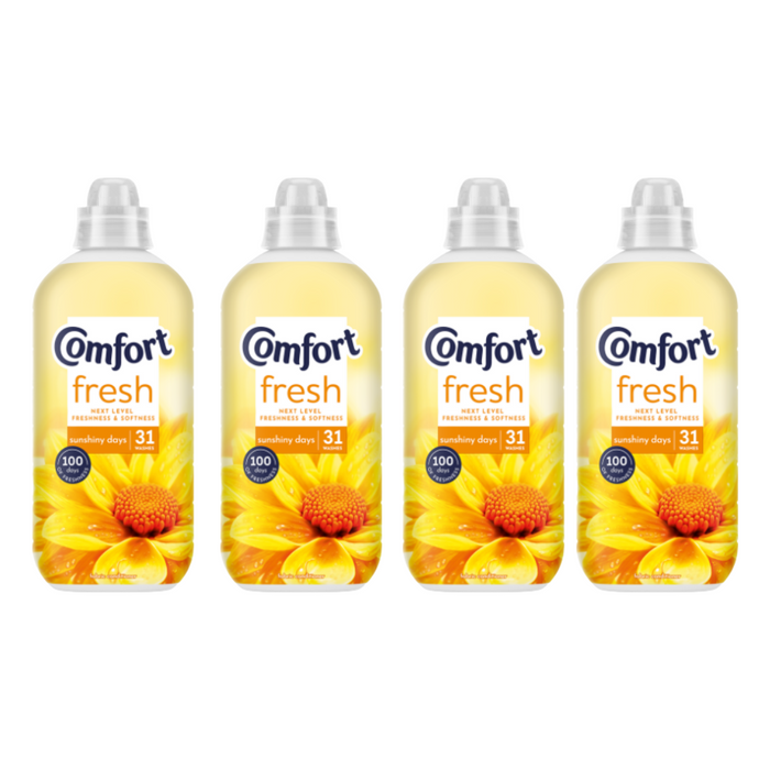 Comfort Fabric Conditioner Sunshiny Days 930ml (31 Washes) Assorted Packs Laundry - Fabric Conditioner Comfort