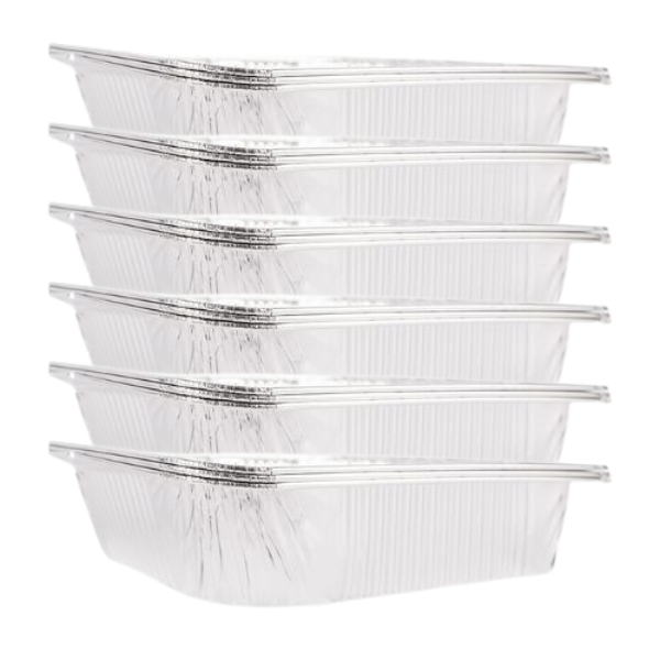 Serve Up Foil Roasting Tray 32cm x 26.5cm Assorted Packs Food Storage FabFinds Pack of 6