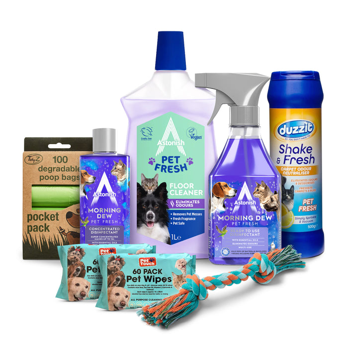 8 Piece Dog Cleaning Bundle All-in-One Pet Hygiene Kit Pet Cleaning Supplies FabFinds