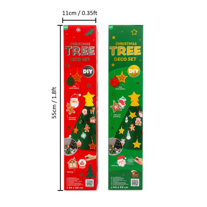 Christmas Tree Decoration Craft Set Assorted Colours Kids Activities FabFinds