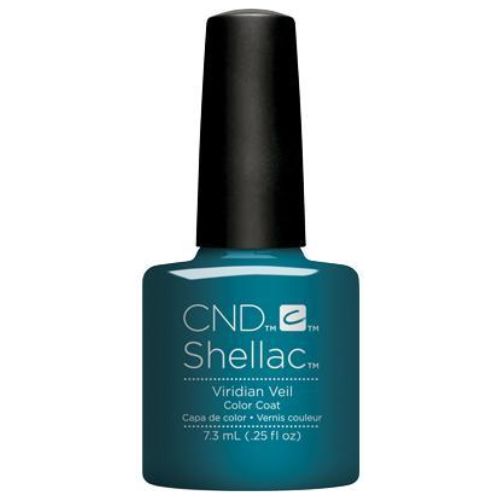 CND Shellac Color Coat Assorted Shades Nail Polish CND Shellac Viridian Veil  