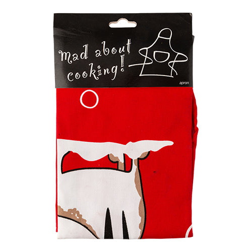 Cat & Robin Red Christmas Apron Kitchen Accessories FabFinds   
