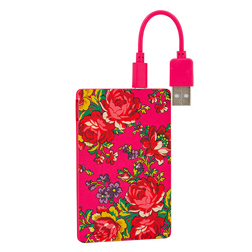 Accessorize Floral Device Charging Power Bank chargers accessorize   