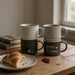 Heart Design Ceramic Coffee Mug Set 400ml – 4 Assorted Design Drinkware FabFinds