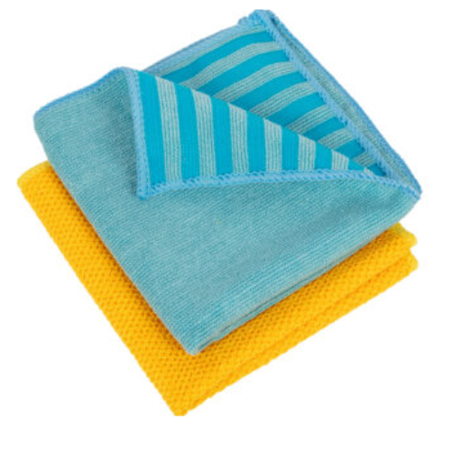 Addis Microfibre Cloths Window & Glass Kit 2 Pack Cloths, Sponges & Scourers Addis