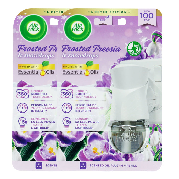 Airwick Elec Unit Frosted Freesia 19ml Assorted Packs