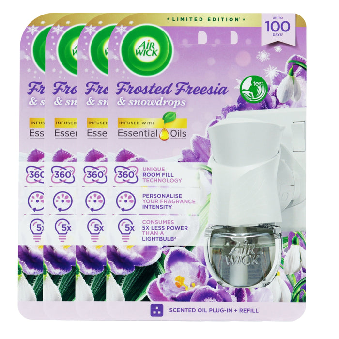 Airwick Elec Unit Frosted Freesia 19ml Assorted Packs