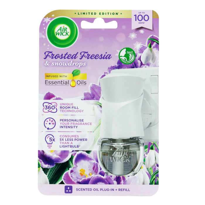 Airwick Elec Unit Frosted Freesia 19ml Assorted Packs