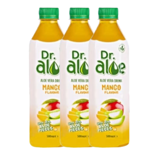 Flavita Dr. Aloe Mango Aloe Vera Drink 500ml Assorted Packs Drinks flavita Pack of 3