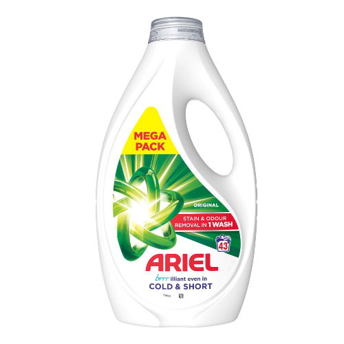 Ariel Original Washing Liquid 1.333L(43 Washes) Assorted Packs Washing Up Liquid Ariel Pack of 1