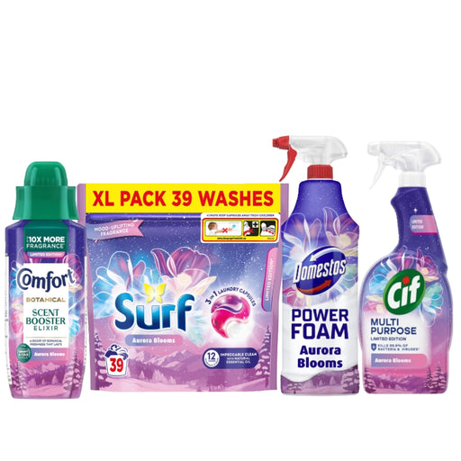 Aurora Blooms Winter Cleaning & Laundry 4 Piece Bundle Cleaning Bundles FabFinds