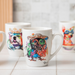 Artistic Animal Print Ceramic Mug 360ml Assorted Designs Mugs FabFinds Owl with Hat