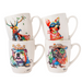 Artistic Animal Print Ceramic Mug 360ml Assorted Designs Mugs FabFinds