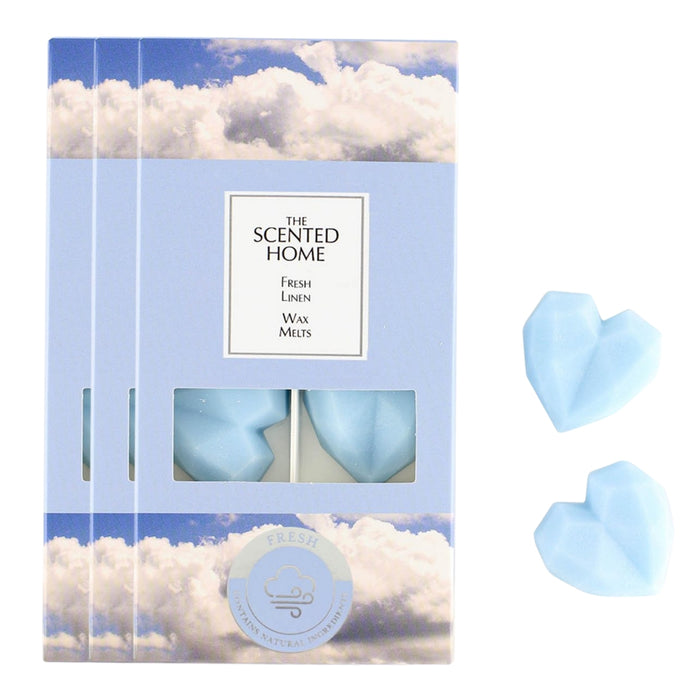 Ashleigh & Burwood Fresh Linen Wax Melts 8x8g Wax Melts Ashleigh & Burwood Pack of 3
