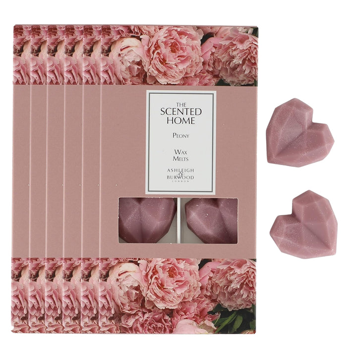 Ashleigh & Burwood Peony Wax Melts 8x8g Wax Melts Ashleigh & Burwood Pack of 6