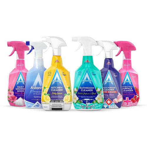 Astonish Cleaning Spray Bundle 6 x 750ml Cleaning Bundles Astonish   