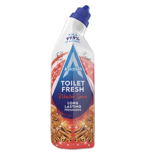 Astonish Toilet Fresh Gel Winter Spice Cleaner 750ml Assorted Packs Toilet Cleaners Astonish Pack of 1
