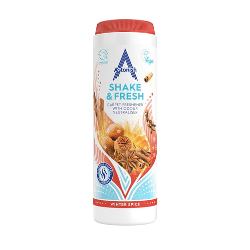 Astonish Winter Spice Shake & Fresh Carpet Freshener 350g Assorted Packs Floor & Carpet Cleaners Astonish Pack of 1