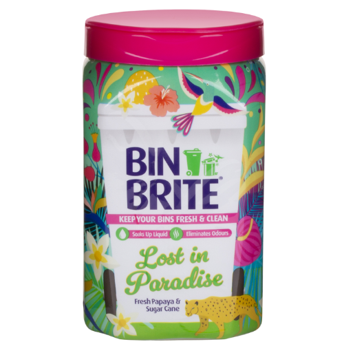 Bin Brite Odour Neutraliser Lost in Paradise 500g Bin Cleaners & Accessories Bin Brite