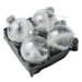 White Feather Christmas Baubles 4 Pack Christmas Baubles, Ornaments & Tinsel FabFinds