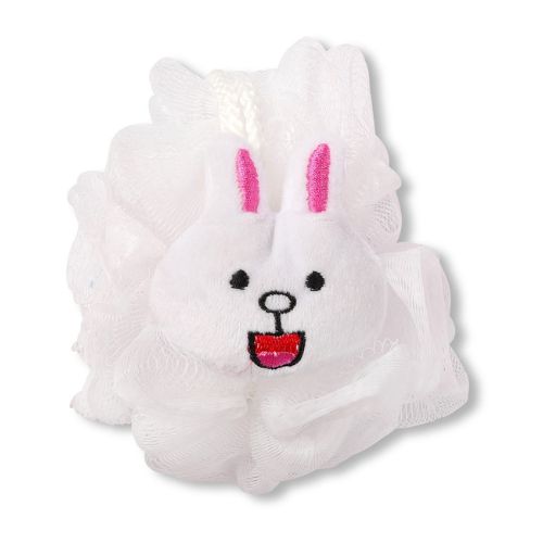 Beauties Exfoliating Animal Bath Sponges Assorted Styles Bathroom Accessories FabFinds White Rabbit  