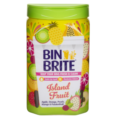 Bin Brite Odour Neutraliser Island Fruit 500g Bin Cleaners & Accessories Bin Brite